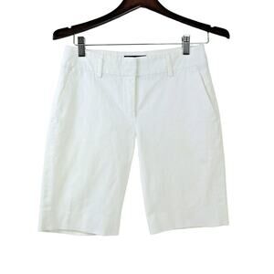 Piazza Sempione IT 40 US 4 Alissa Bermuda Shorts Bi-Stretch White